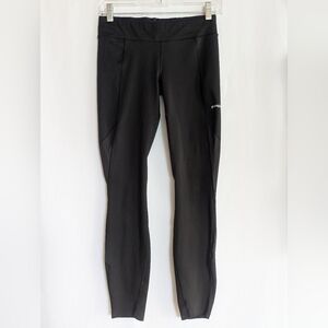 Women's Small Patagonia Endless Run 7/8 Black Leggings Tights Running Workout